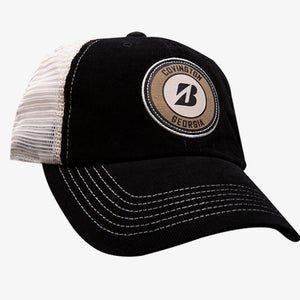 NEW Bridgestone Golf Control Series Georgia Black/Khaki Snapback Golf Hat/Cap