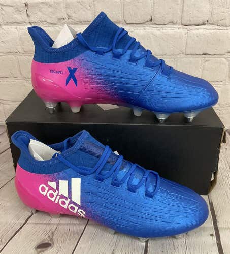 Adidas BB5739 X 16.1 SG Men's Soccer Cleats Colors Blue White Rose US Size 7.5