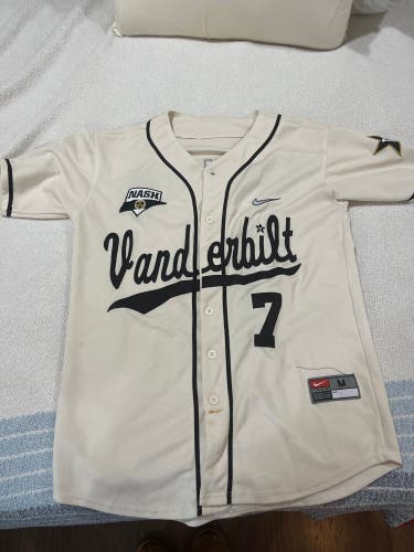 Vanderbilt Dansby Swanson #7 Baseball Jersey