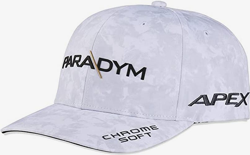 NEW Callaway Paradym Hard Good Launch White Adjustable Golf Hat/Cap