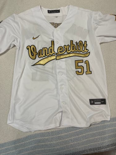 Vanderbilt Enrique Bradfield Jr. Baseball Jersey