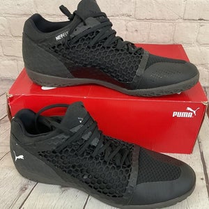 Puma 104474 04 365 NetFit CT Men's Indoor Soccer Shoes Black White US Size 10.5