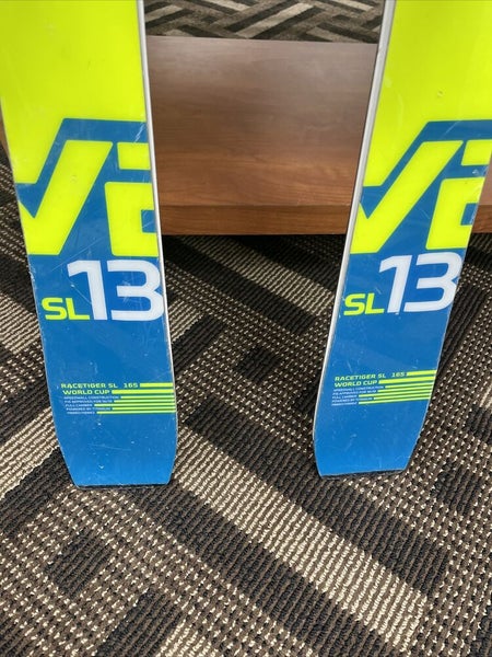Volkl Racetiger WC SL 165 cm Race Ski W/ Marker Xcell 16 Binding