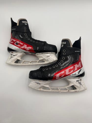 Used Tieksola Senior CCM Pro Stock 8 JetSpeed FT4 Pro Hockey Skates
