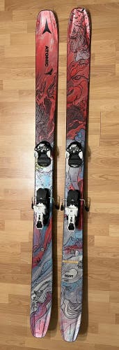 Atomic Bent 110 2023 Skis With Salomon Warden MNC 13 Bindings