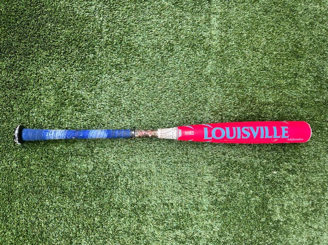 Used Pink Custom Louisville Slugger 2021 Meta 34/31 (-3) 2 5/8" BBCOR baseball bat WBL2463010