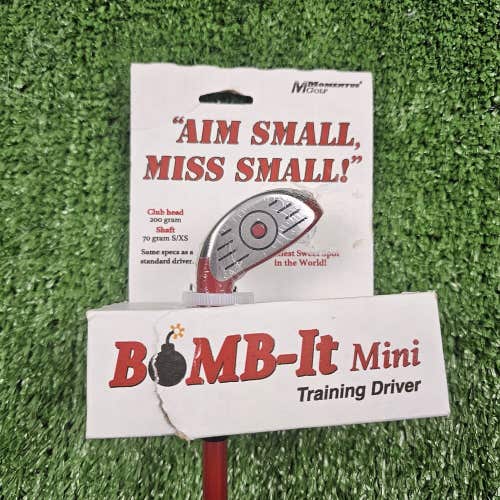 NEW Momentus Bomb-It Pro Mini Swing Trainer Tool Driver Right Handed With Cover