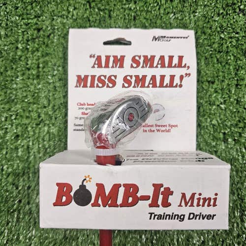NEW Momentus Bomb-It Pro Mini Swing Trainer Tool Driver Right Handed With Cover