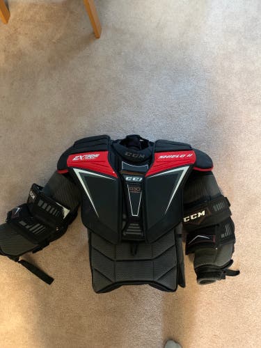 Used  CCM Extreme Flex Shield 2 Goalie Chest Protector