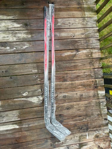 New Pair Of Senior Bauer Left Hand Vapor Hyperlite 2 Hockey Stick