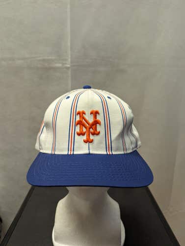 Vintage New York Mets Starter Pinstripe Snapback Hat MLB
