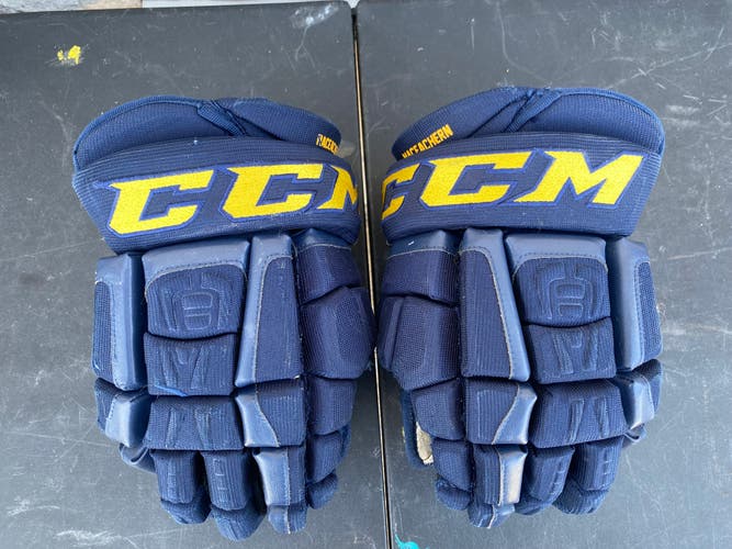 CCM HGCL Crazy Light Pro Stock 13" Hockey Gloves BLUES 3752