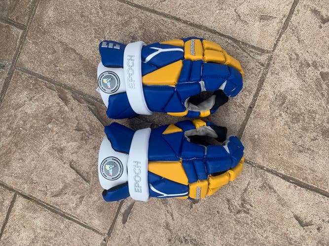 Used Goalie Epoch Integra Lacrosse Gloves Large 13"