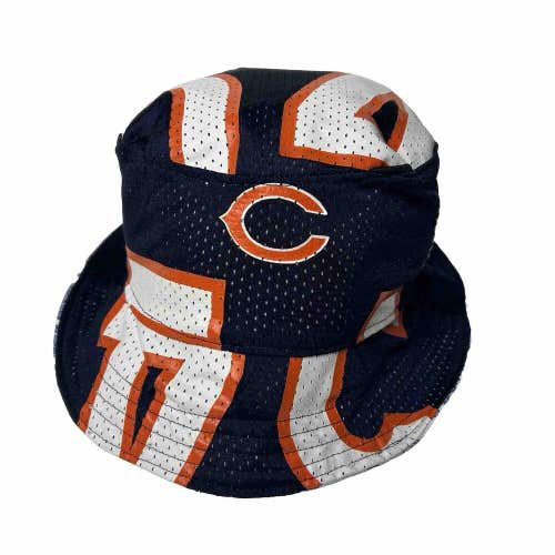 Custom Chicago Bears Brian Urlacher Jersey Reversible Bucket Hat NFL Sz Medium