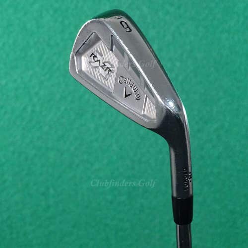 Callaway RAZR X Forged Single 6 Iron Project X Flighted Rifle 5.5 Steel Firm