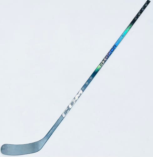Like New Custom Silver CCM Ribcore Trigger 8 Pro (FT6 Pro Build) Hockey Stick-RH-85 Flex-P90TM-Grip