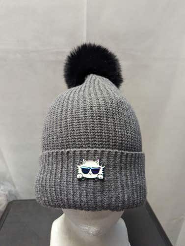 NWT Karl Langerfeld Grey Winter Hat