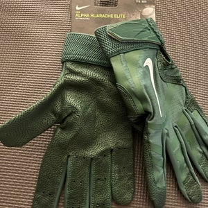 NEW Nike Alpha Huarache Elite Forest Green Batting Gloves Men’s 2XL