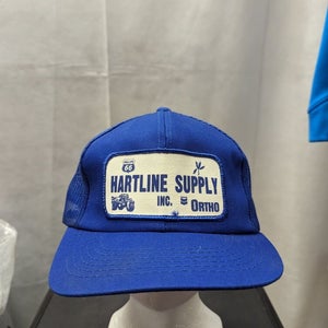 Vintage Hartline Supply Inc. Mesh Trucker Snapback Patch Hat