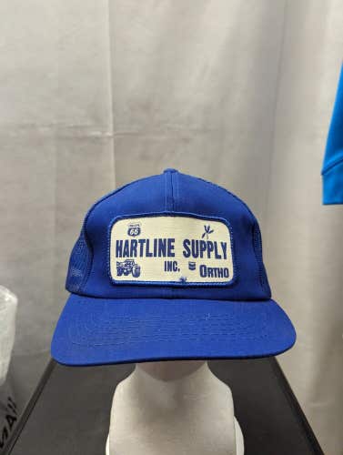 Vintage Hartline Supply Inc. Mesh Trucker Snapback Patch Hat