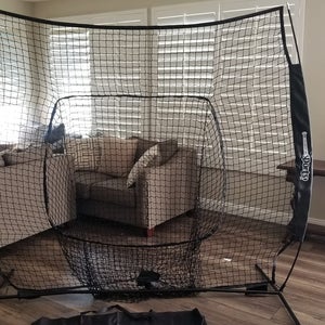 New 7ft x 7ft hitting nets black on black w/ carry bags New in Boxes Manuf by Coach Dad to save us $