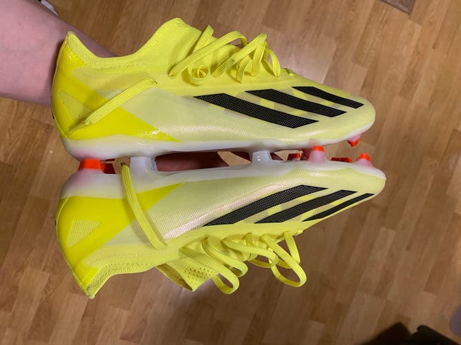 Yellow Used Once Men's Adidas Molded Cleats Crazyfast pro Cleats