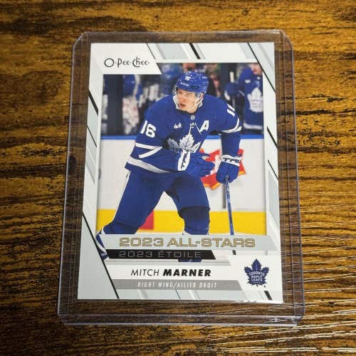 Mitch Marner Toronto Maple Leafs 2023-24 NHL Hockey O Pee Chee 23 All Star #517