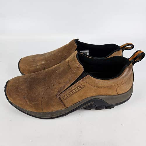 Merrell Jungle Moc Classic Brown Nubuck Slip On Shoes J63839 Mens Size 10.5 W