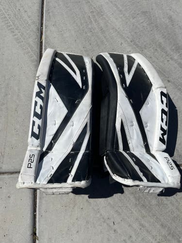 Used CCM Premier P2.5 Goalie Leg Pads