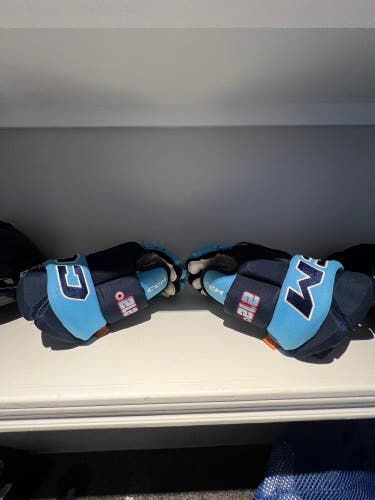 Used CCM 14" Pro Stock Gloves