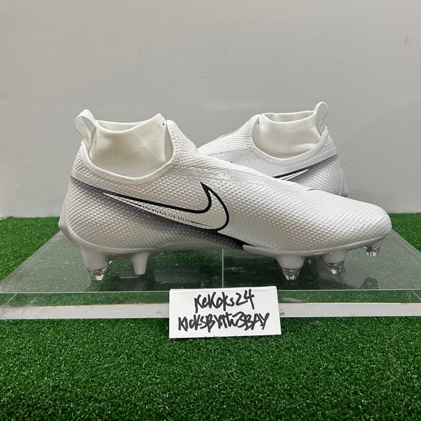 Nike Vapor Edge Pro 360 D Football Cleats White Size 11 CZ5574-100 Detachable