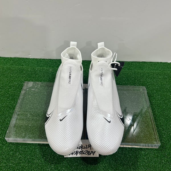 Nike Vapor Edge Pro 360 D Football Cleats White Size 11 CZ5574-100 Detachable
