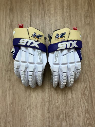 Like New Custom STX Surgeon RZR Lacrosse Gloves