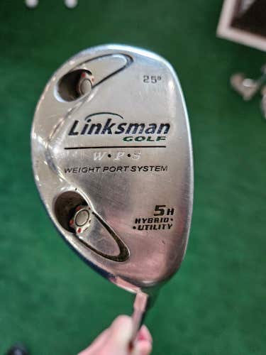 Linksman: 5 Hybrid 25° loft - 39" Length - Graphite Men's Flex (3076)