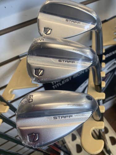 New Wilson 2024 Staff Forged 52 , 56 , 60 Degree Wedge Set