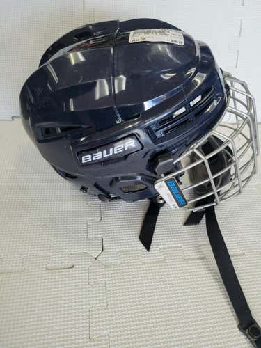 Used Bauer Ims 5.0 Combo Sm Hockey Helmets