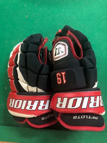 Custom Red Black Cream Warrior Luxe Gloves 13" Pro Stock Spezza modded