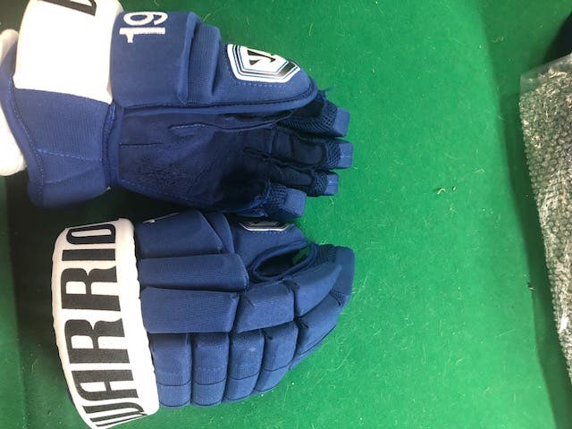 TBL Tampa Bay Lightning Warrior Franchise Gloves 13" Pro Stock BLUE PALMS