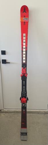 Used 2023 Atomic G9 176 cm Racing Redster FIS GS Skis With Bindings Max Din 12
