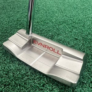EVNROLL ER2 Black 36" Single-Bend Putter W/ Super Stroke Grip & Head Cover MRH