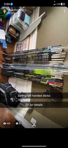 New Senior CCM Left Hand Super Tacks AS4 Pro Hockey Stick
