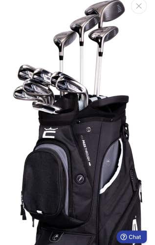 NEW Lady Cobra Golf Air X 2 Complete Club Set W/ Driver, Irons, Putter, Bag