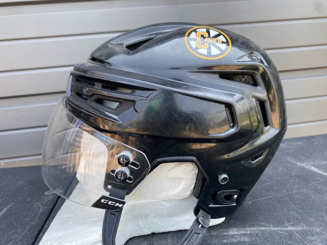 Bauer Re-Akt 150 Pro Stock Hockey Helmet Oakley Visor Combo Medium Black 3766