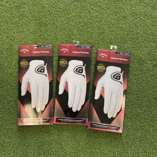 New Callaway Dawn Patrol Golf Gloves Right Handed Medium Women’s 3 Pack