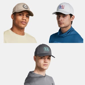 Under Armour Men's UA SportStyle Snapback Adjustable Cap Fish Hook Retro Logo