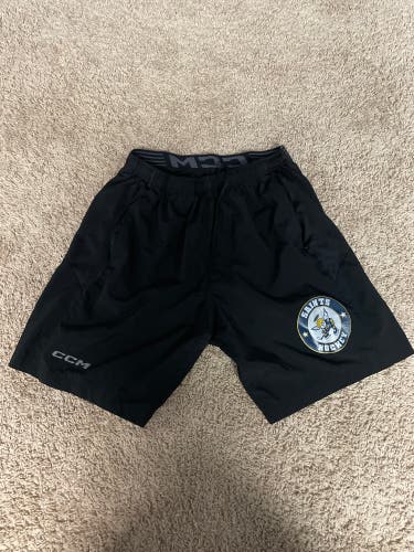 Black Used Men's Spruce Grove Saints CCM Shorts