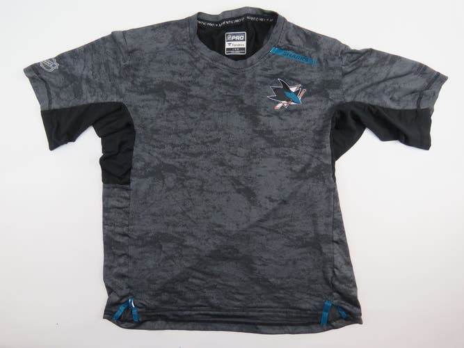 Fanatics San Jose Sharks NHL Team Issued Pro Stock Hockey Athletic Shirt Large