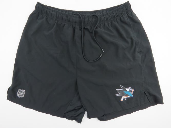 Fanatics San Jose Sharks NHL Team Issued Pro Stock Hockey Athletic Shorts Large
