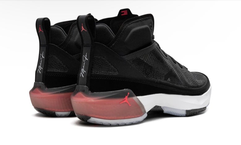 Air Jordan 37 XXXVII Basketball Shoes Black/Hot Punch 10.5  display picture 1