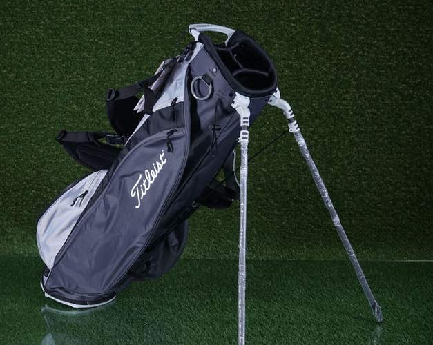 TITLEIST PLAYERS 4 CARBON STAND BAG 4 WAY DIVIDERS GOLF TWISTED TEA LOGO ~ L@@K!